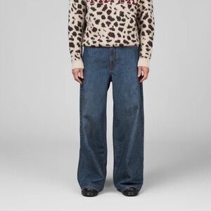 ERL Baggy Indiana Jeans in Dirty Blue - Size Medium